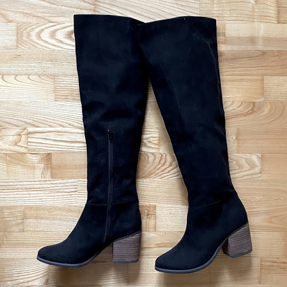 NWT ABOUND Madison Faux Suede Over the Knee Boot - Picture 6 of 12